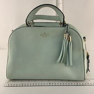 Kate Spade Mint Green Leather Satchel